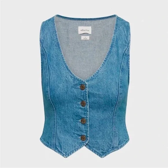 Wilfred Free Charisma denim vest - size medium - Picture 7 of 7